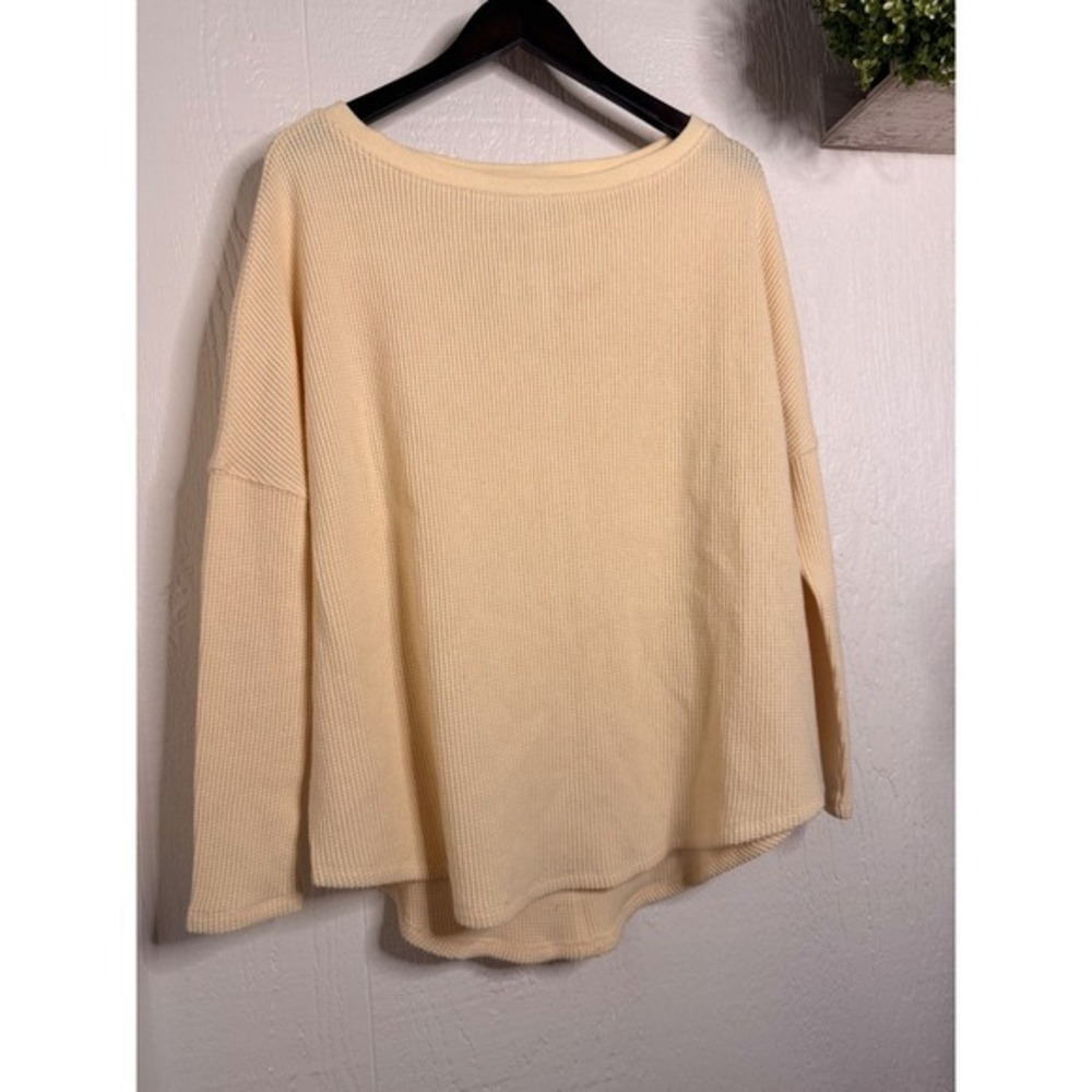 Latte Blues Solid Thermal NWOT alabaster cream